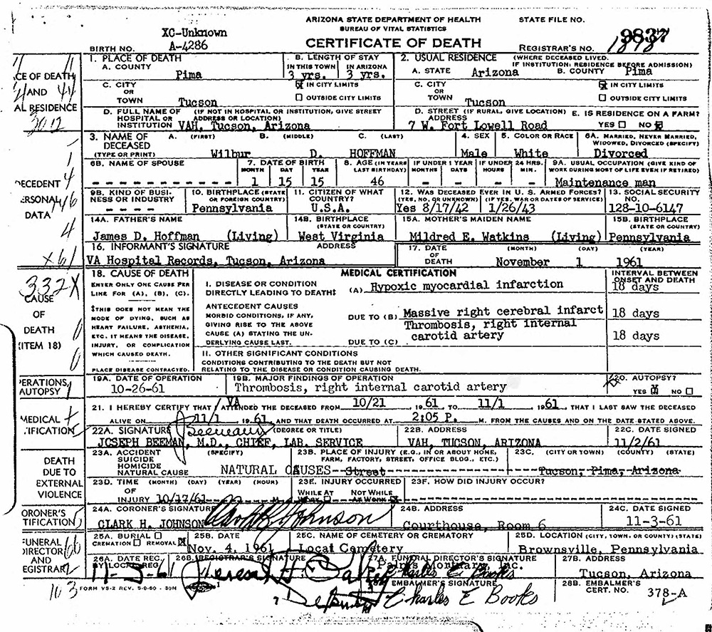 death cert